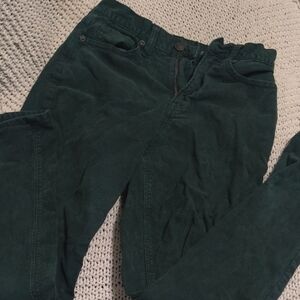 American Eagle Outfitters Green Corduroy Pants